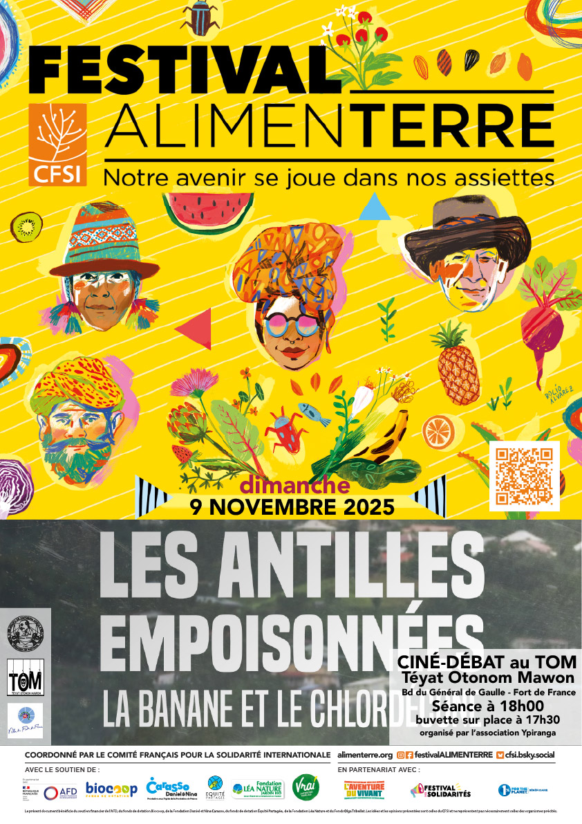 Ciné-Débat : Les Antilles empoisonnées, la banane, le chlordécone Ciné-Débat : Les Antilles empoisonnées, la banane, le chlordécone