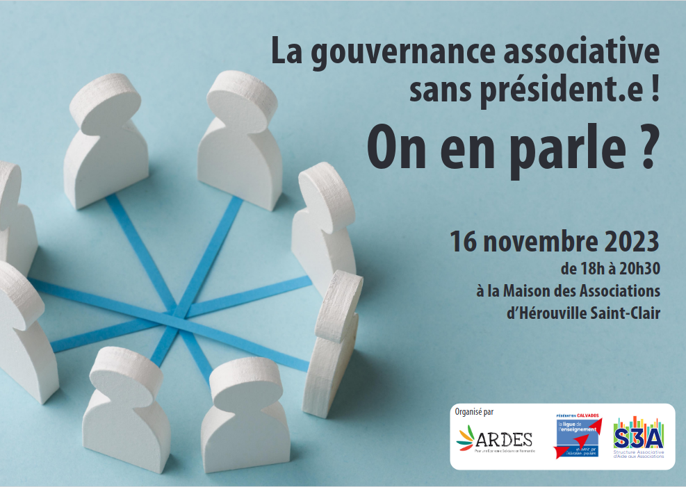 affiche soirée gouvernance sans président.e affiche soirée gouvernance sans président.e