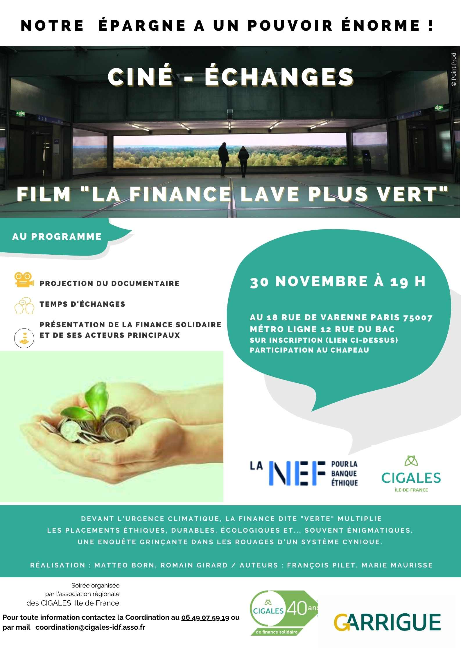 Ciné Débat Finance verte et solidaire