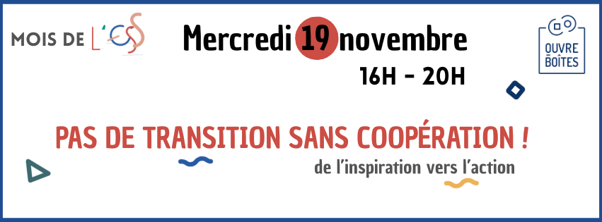 Pas de transition sans coopération