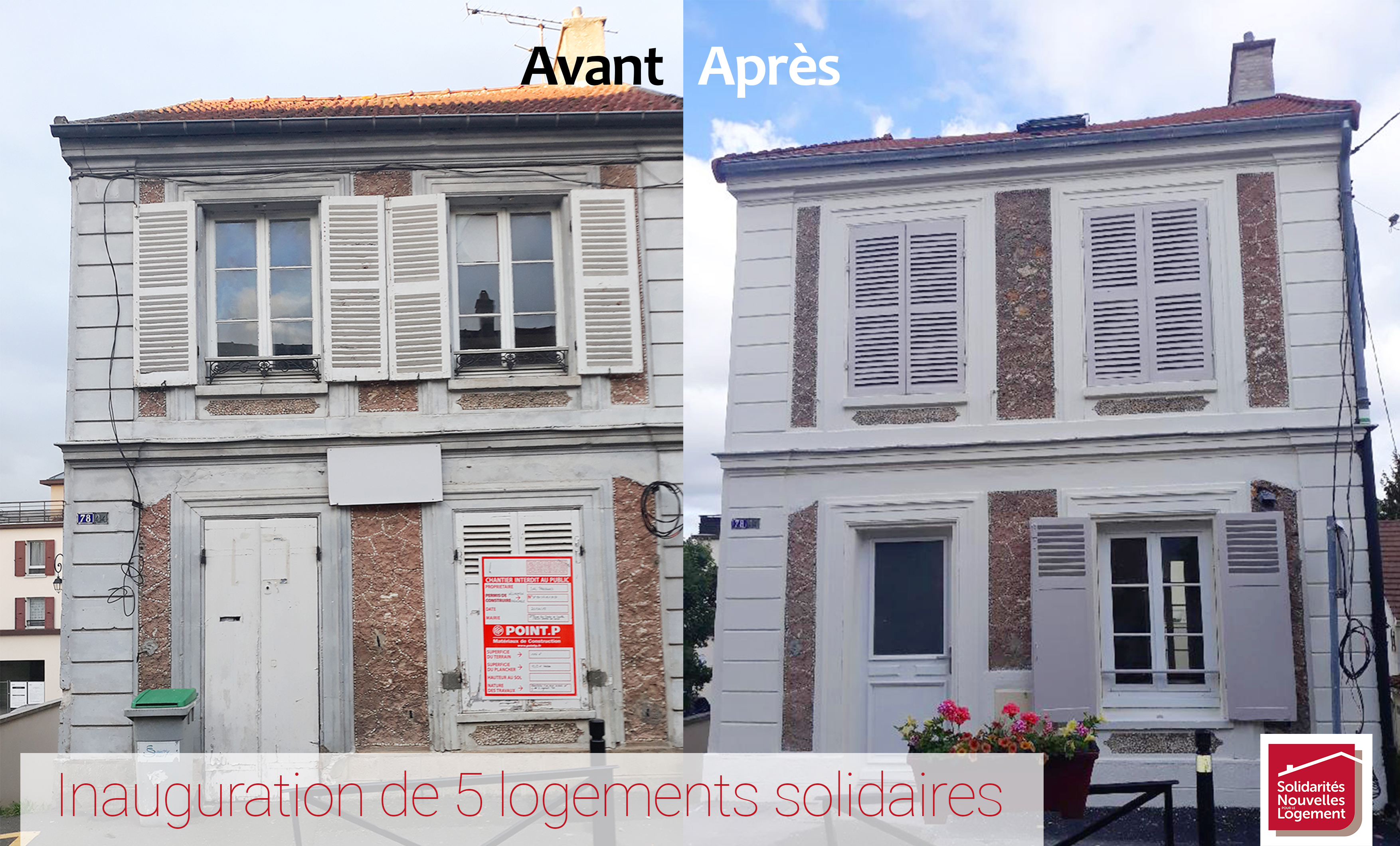 Des solutions contre le mal-logement Inauguration de 5 logements solidarites - SNL