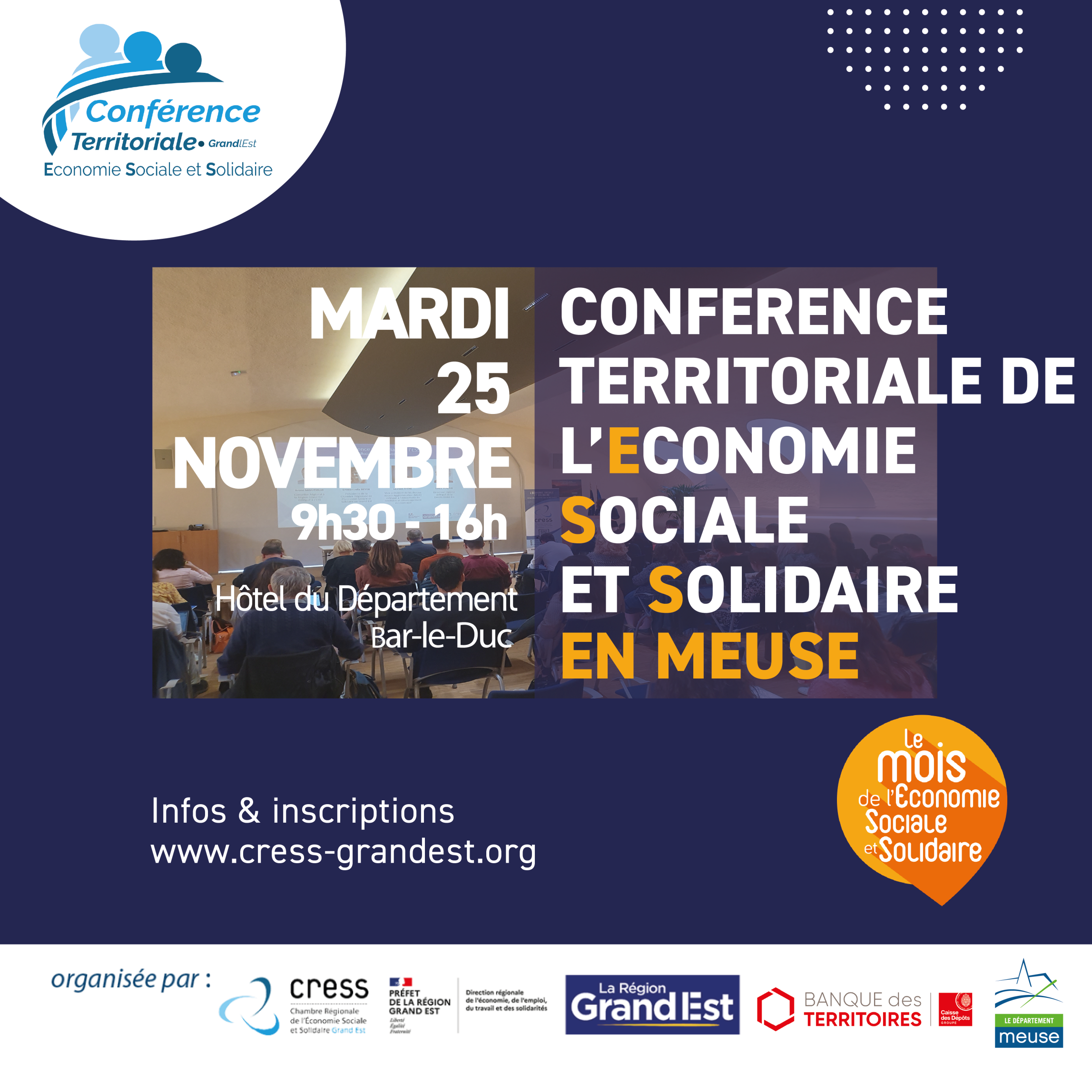 Conference territoriale de l'ESS en Meuse 