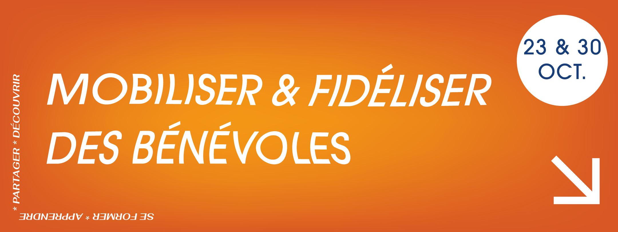 Formation mobiliser & fidéliser des bénévoles