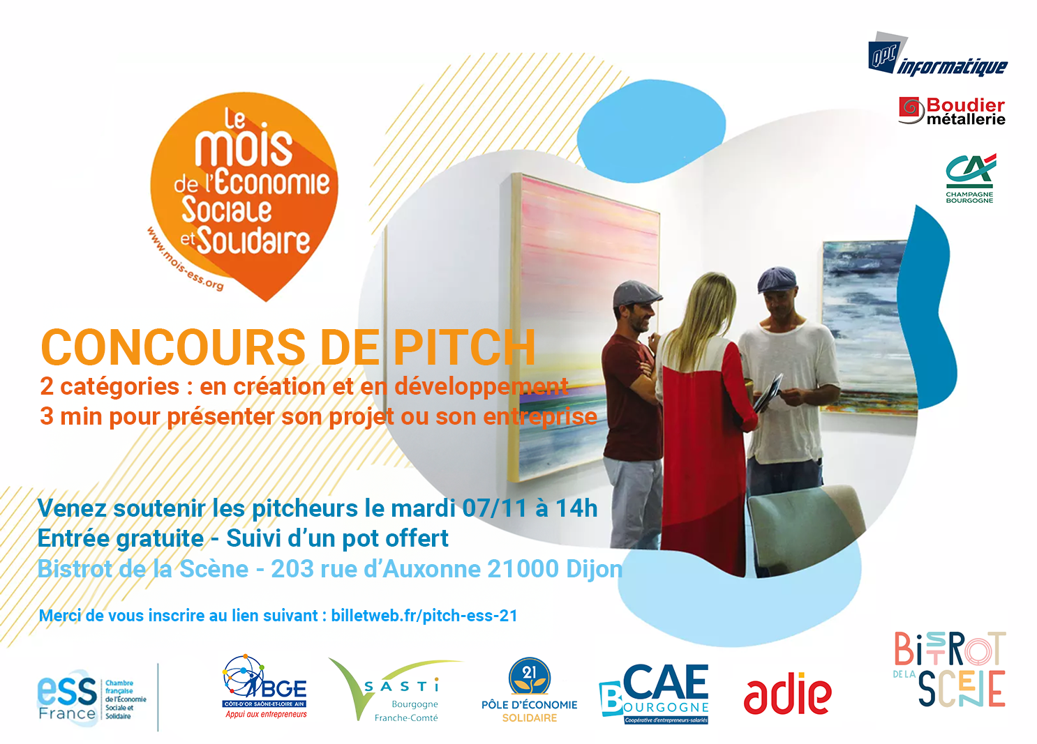 Défi Pitch des entrepreneurs de l'ESS Défi Pitch des entrepreneurs de l'ESS