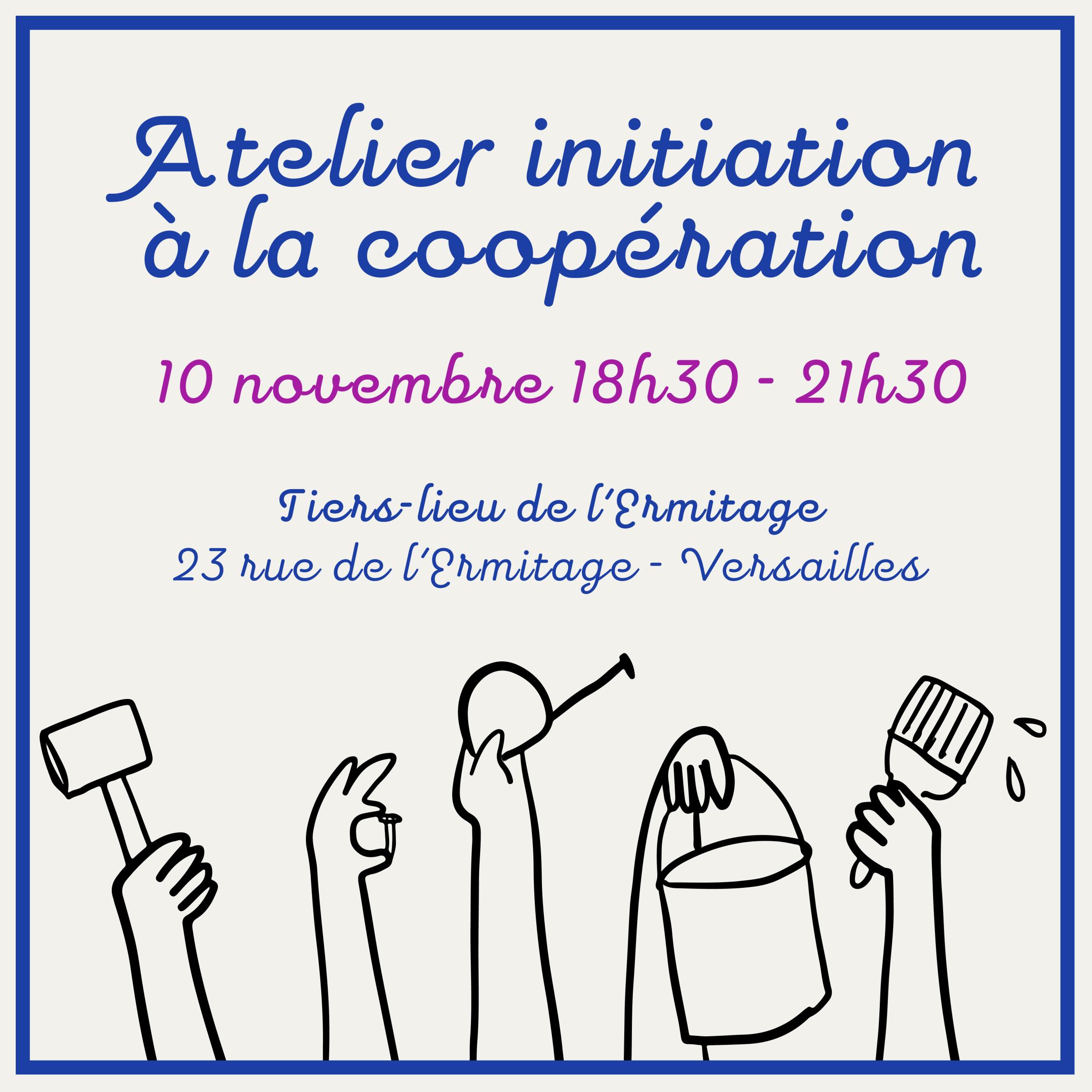 Atelier initiation à la coopération Atelier initiation à la coopération