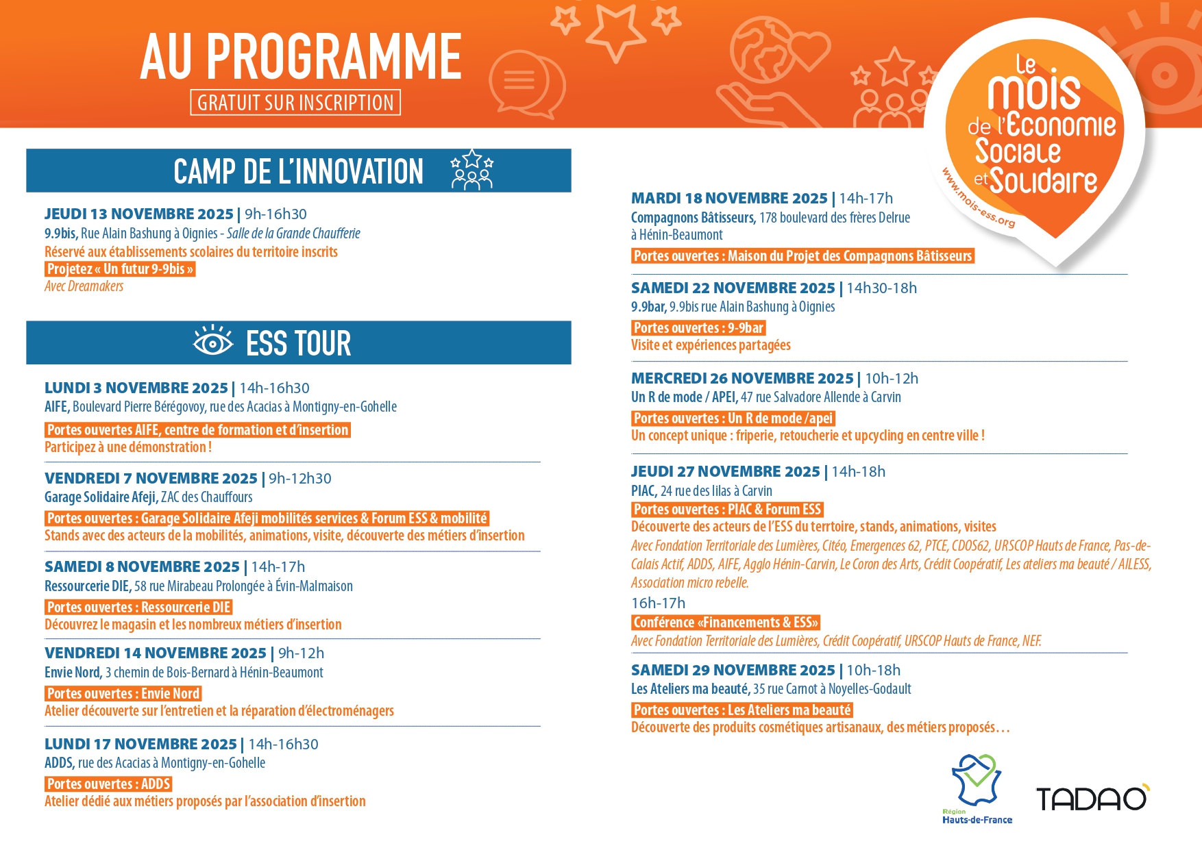 Programme Complet 