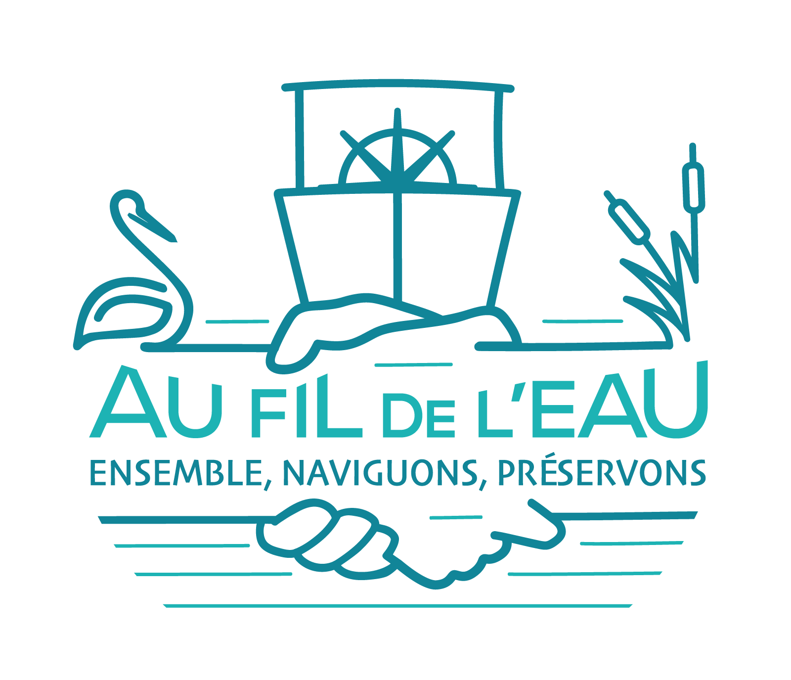 Au Fil de l'Eau Logo Au Fil de l'Eau
