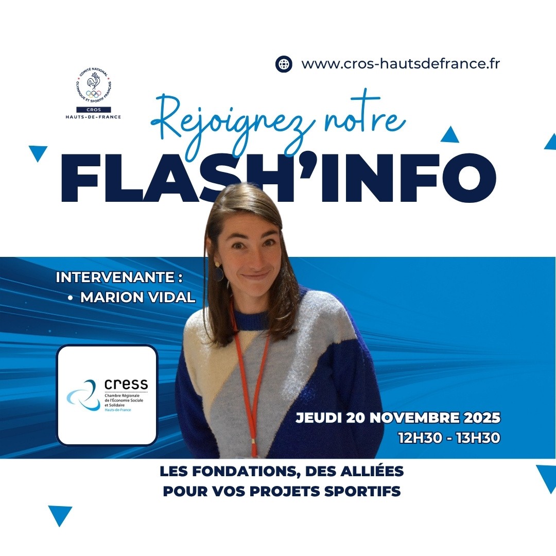 FLASH'INFO | Les fondations, des alliées pour vos projets sportifs