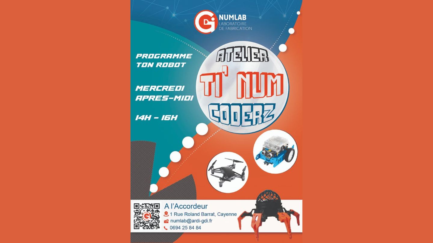 Ateliers TI' NUM CODERZ Ateliers TI' NUM CODERZ