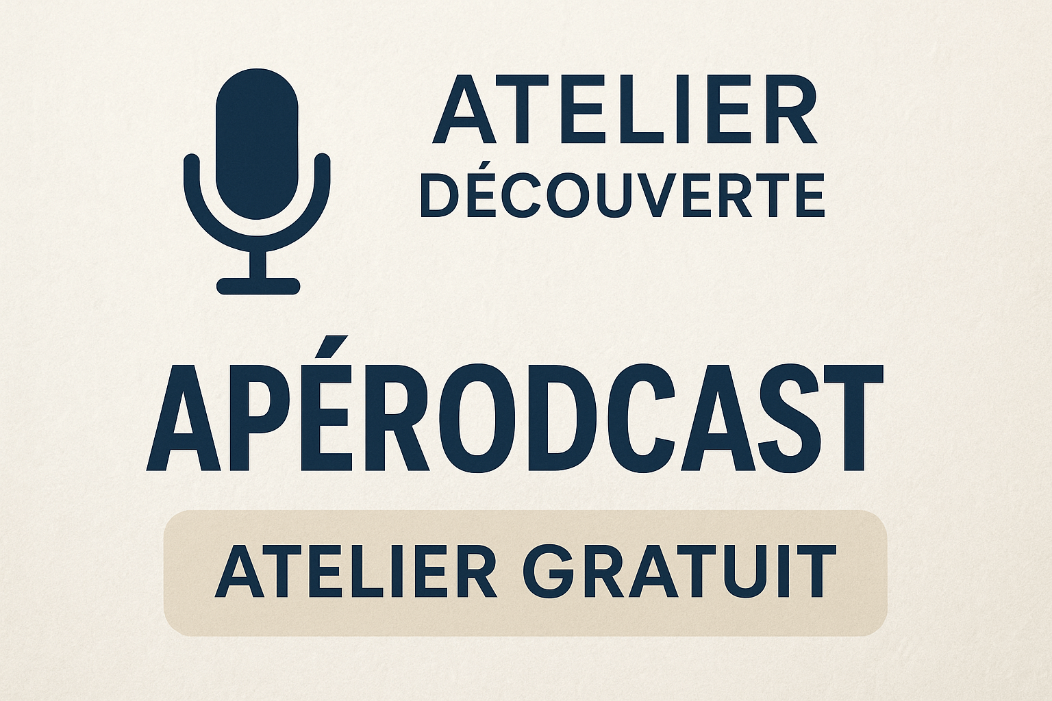 Vignette Atelier Découverte « Le podcast, pourquoi et comment ? » 