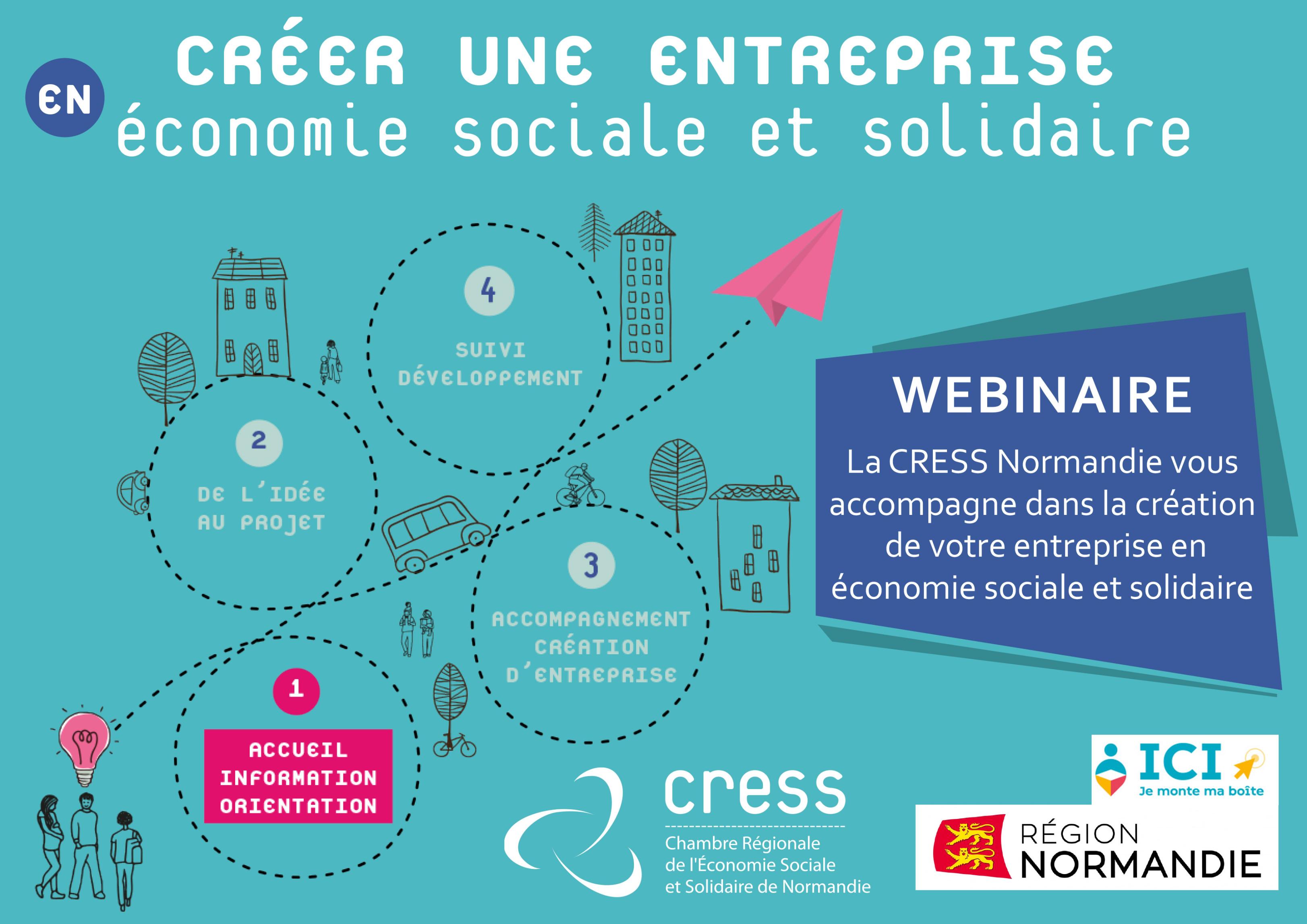 Webinaire « Créer une entreprise en économie sociale et solidaire » Webinaire « Créer une entreprise en économie sociale et solidaire »