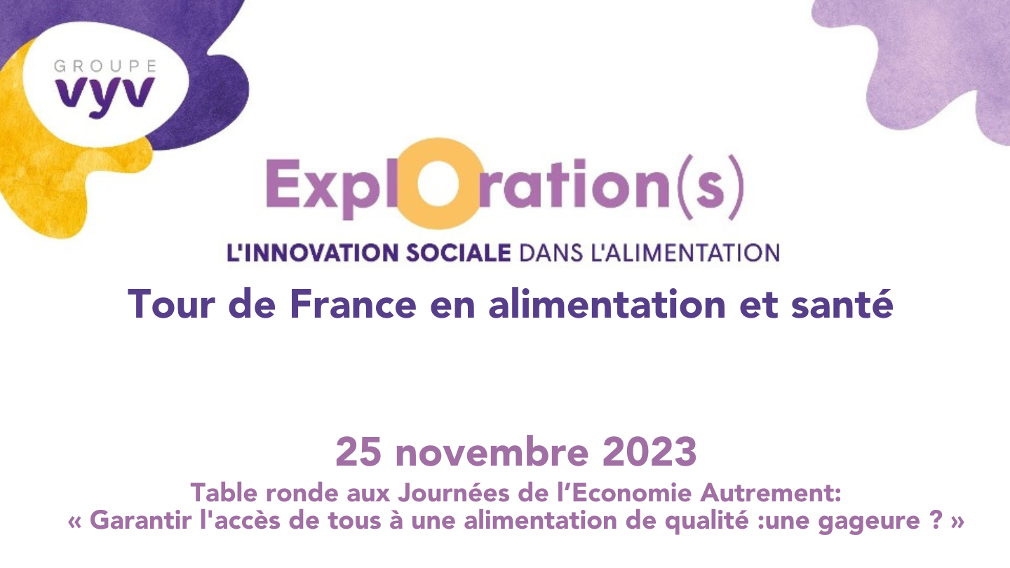 Table ronde aux Journées de l’Economie Autrement