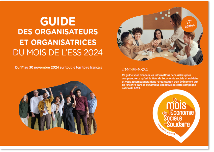 Page de couverture du Guide des organisateurs 2024