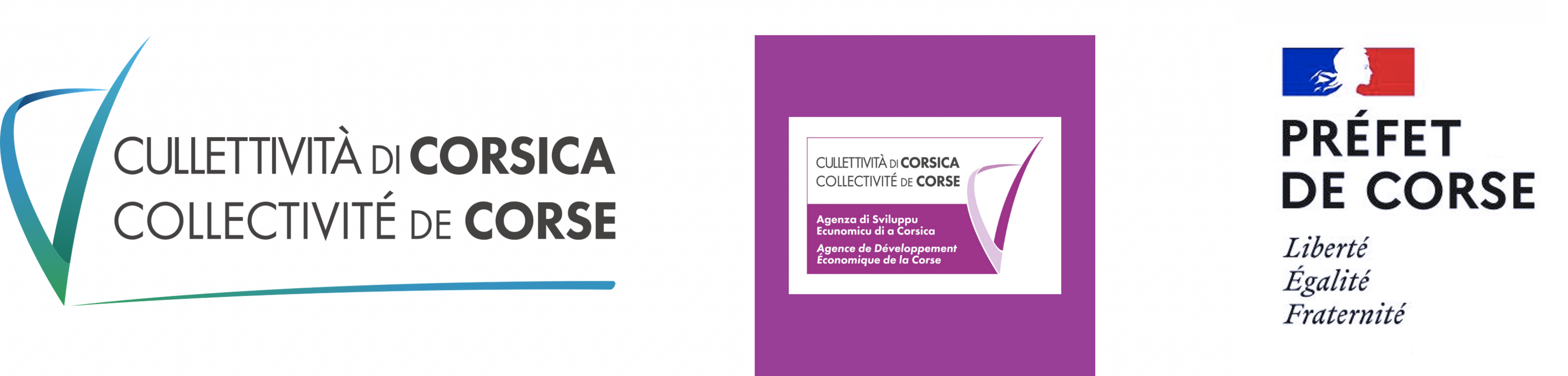 Logos partenaires de la CRESS Corse