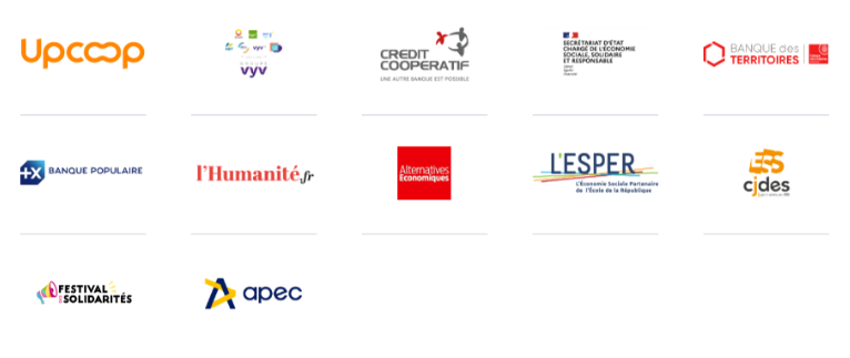 Logos des Partenaires du Mois de l'ESS 2025