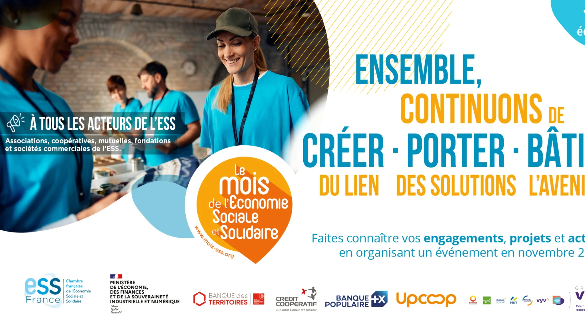 Ensemble, continuons de créer du lien, porter des solutions, bâtir l'avenir !