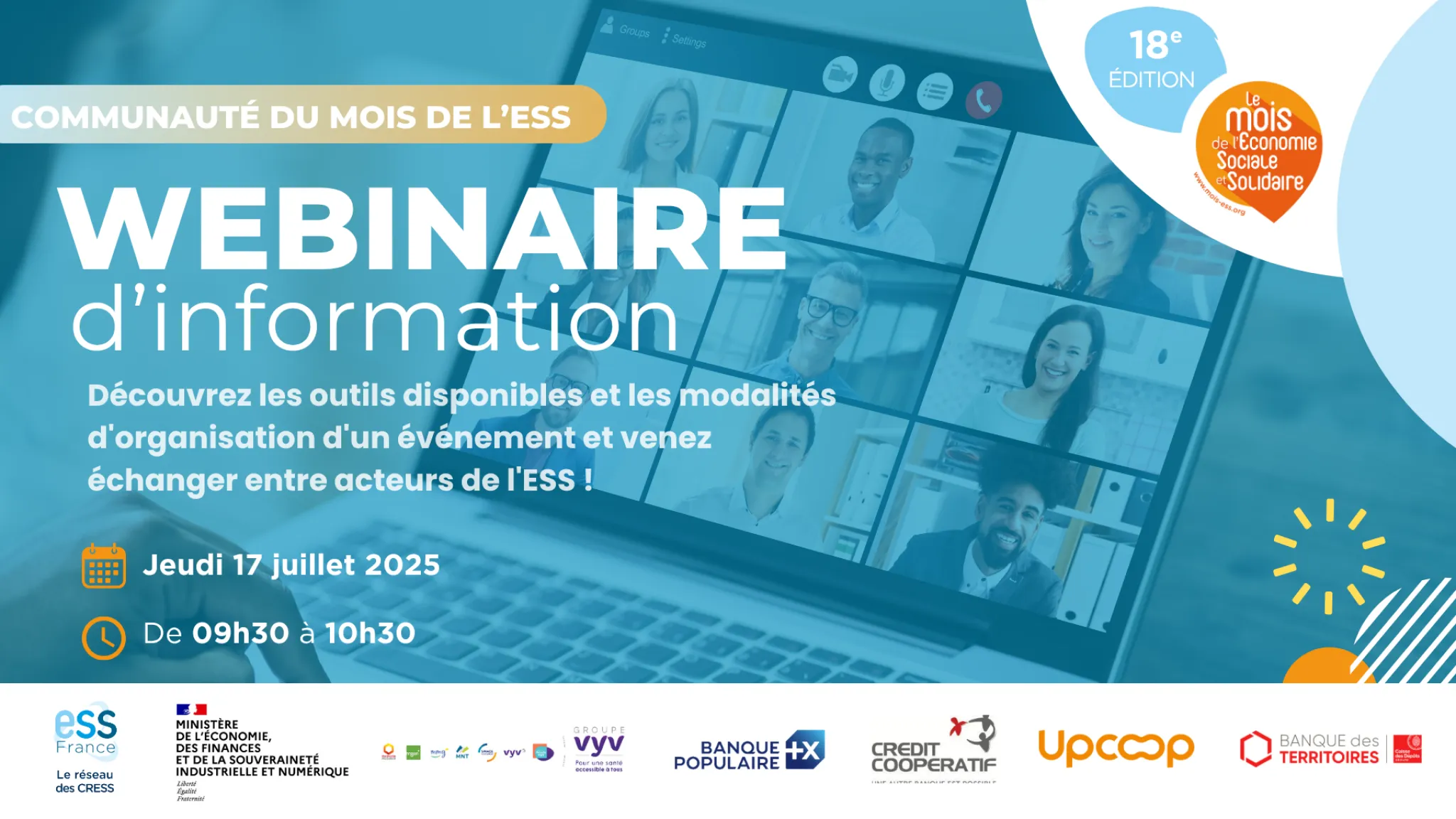 Webinaire d'information - Mois de l'ESS 2025